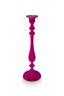 Kerzenhalter Samt Rosa 37cm