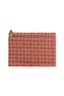 Set/2 Theedoeken Blooming Tales Bustani-Pashmina Donkerrood