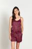 San Sleeveless Top Flora Bangalore Dark Pink