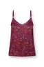 San Sleeveless Top Flora Bangalore Dark Pink
