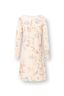 Dana Chemise de Nuit à Manches Longues Bodhi Flower Blanc Cassé