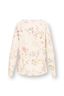 Tina Top Langen Ärmeln Bodhi Flower Weiß