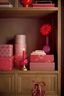 Set/2 Schachtel Rechteckig Blooming Tales Rot