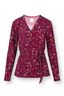 Teagan Cardigan Langen Ärmeln Flora Bangalore Dunkelrosa