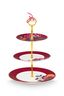 Etagère 3 Laags Blooming Tales Fantasy Donkerrood