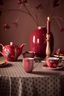 Mug Blooming Tales Rouge Foncé 365ml