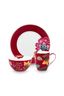 Ontbijtset Blooming Tales Fantasy Donkerrood