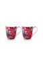 Set/2 Mokken Blooming Tales Fantasy Donkerrood 450ml