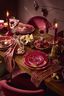 Bowl Blooming Tales Dark Red 12cm