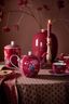 Theepot Groot Blooming Tales Fantasy Donkerrood 1.6L