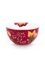 Kom Blooming Tales Fantasy Donkerrood 15cm