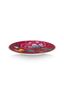 Gebaksbord Blooming Tales Fantasy Donkerrood 17cm