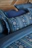 Cushion Rosa Rani Dark Blue