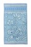 Gästehandtuch Set/3 Jasmin Jacquard Hellblau 30x50cm