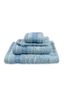 Gästehandtuch Set/3 Jasmin Jacquard Hellblau 30x50cm
