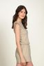 Trinity Top Mouwloos Little Sumo Stripe Zand