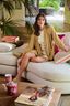 Naomi Kimono Velvet Beige
