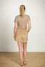 Bisou Short Trousers Velvet Beige