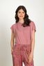 Tatum Top à Manches Courtes Little Sumo Stripe Rose