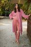Tatum Top à Manches Courtes Little Sumo Stripe Rose