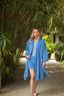 Naomi Kimono Velvet Blauw