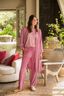 Tilly Top Korte Mouw Thousand Leaves Roze