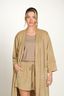 Tilly Top Korte Mouw Thousand Leaves Beige