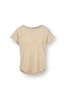 Tatum Top Korte Mouw Little Sumo Stripe Zand