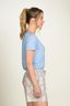 Toy Top Korte Mouw Solid Blauw