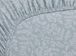Spannbettlaken Leafy Blau Grau