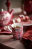 Tasse de Petite Taille Flower Festival Rose Foncé