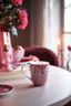 Tasse XL Déco Flower Festival Rose Foncé