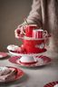 Bowl Love Birds Medallion Red 15cm