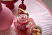 Giftset Teapot Oriental Flower Festival Dark Pink