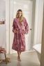 Peignoir Secret Garden Mauve XXL