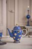 Theepot Dot Delight Navy/Goud 1.25l