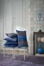 Sierkussen Multi Strepen Blauw