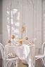 Set/2 Dinerborden Dot Delight Wit/Goud 26.5cm