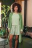 Naomi Kimono Velvet Groen 