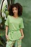 Tonya Top Korte Mouw Little Sumo Stripe Groen
