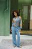 Britta Pantalon Little Sumo Stripe Bleu