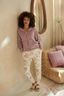 Bobien Pantalon Buenas Noches Blanc