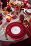 Breakfast Plate Love Birds Dark Red 21cm
