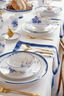Dinerbord Pip & The Blue Bird Dip Dye Wit 30cm