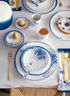 Dinerbord Pip & The Blue Bird Wit 30cm