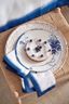 Dinerbord Pip & The Blue Bird Wit 30cm