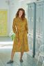 Peignoir Les Fleurs Peignoir Jaune