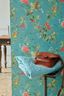 Pip Studio Floris Vliesbehang Petrol