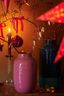 Weihnachtskugel Glas Rot 10cm