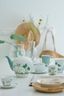 Set/2 Mokken Groot Jolie Stippen Goud Blauw